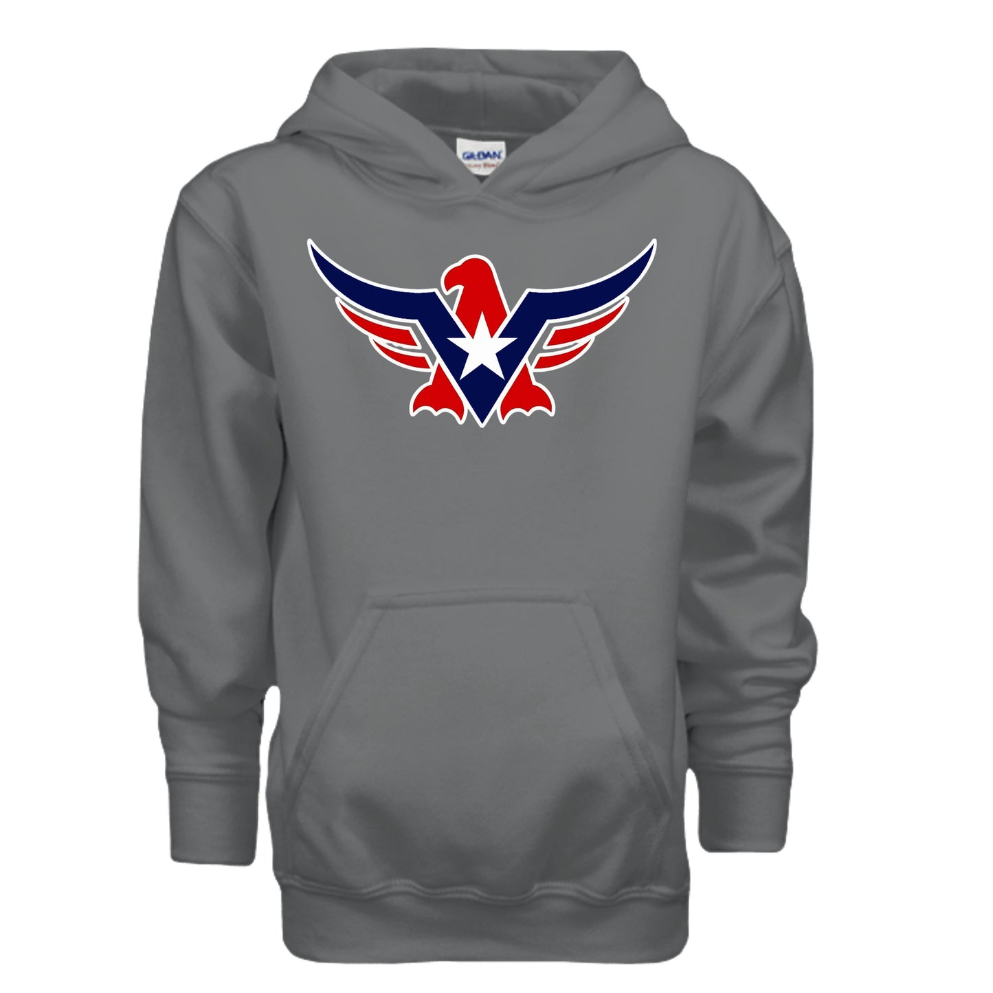 Fan Charcoal Heather - G185B - FRONT