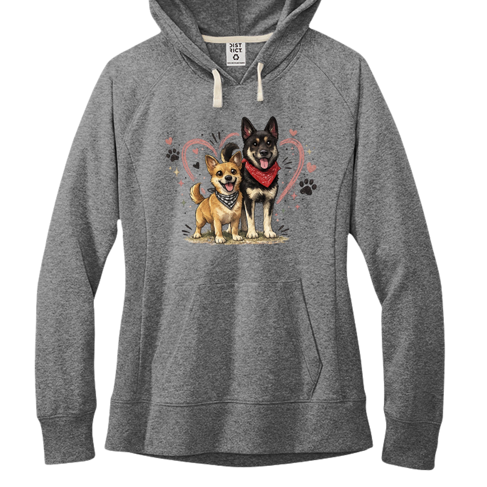 Light Heather Grey - DT8101 - FRONT