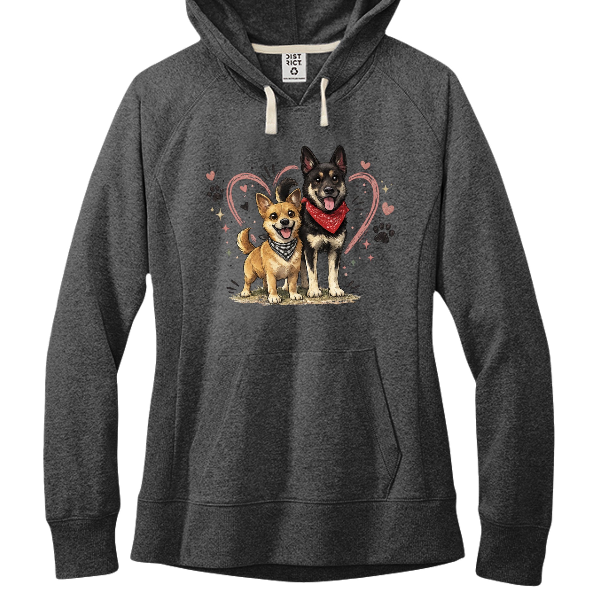 Charcoal Heather - DT8101 - FRONT